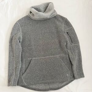 Smartwool Hudson Trail Pullover Women’s Size XS Cowl Neck Gray